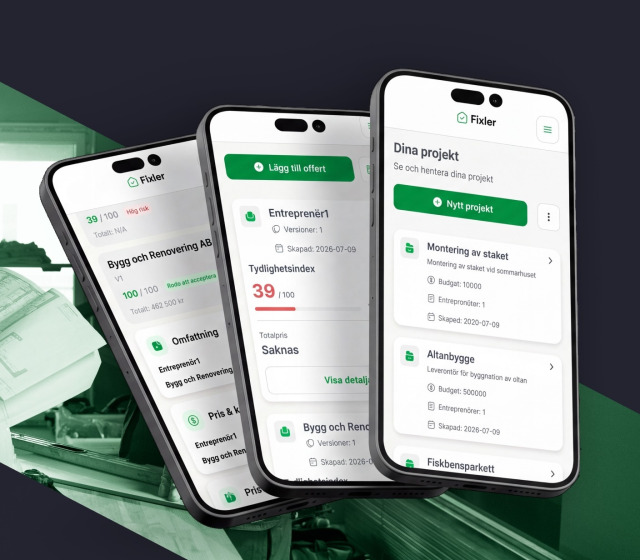Fixler SaaS platform shown on mobile devices in Fastdev case study